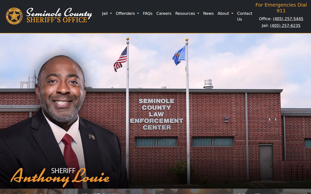 Seminole County Jail release information on the sheriff website
