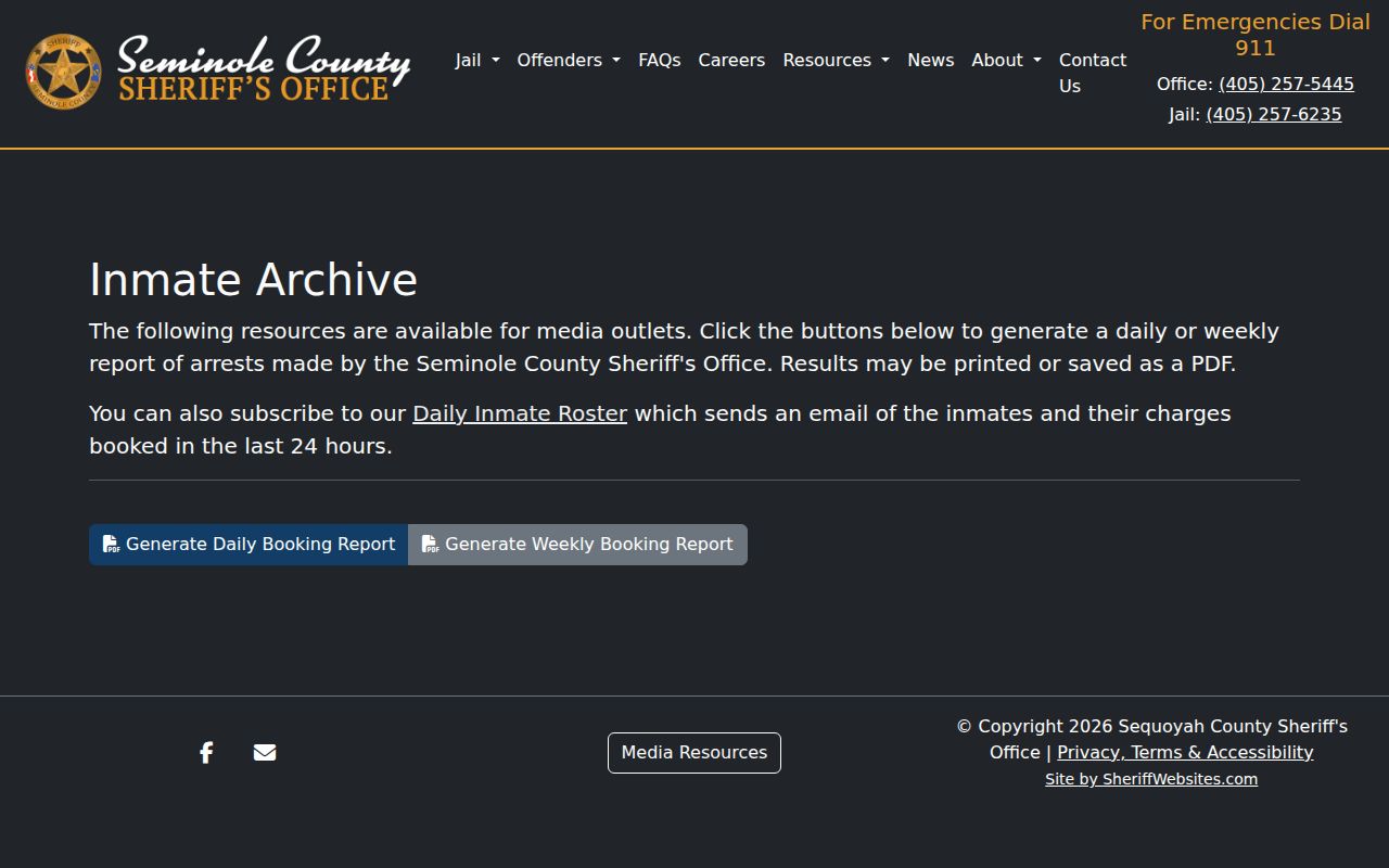 Seminole County 72-hour release check compared with sheriff arrest reports